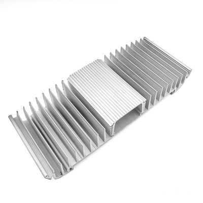 LED Growing Lighting Aluminum Housing Heat Sink Extrusion Profiles Anodizing Clear