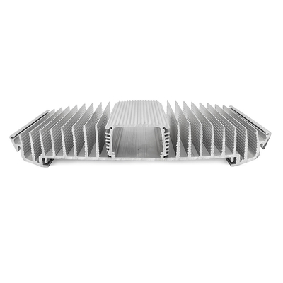LED Growing Lighting Aluminum Housing Heat Sink Extrusion Profiles Anodizing Clear