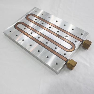 Anti Erosion Liquid Cooled Cold Plate , AL6063-T5 Liquid Metal Heat Sink ISO9001