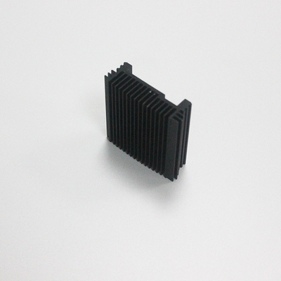 CNC Black Anodized Aluminum Heat Sink , T Profile Extruded Aluminum Heatsinks