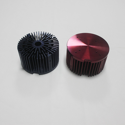 Anodizing Red Al1070 Cold Forged Heat Sink For Led Light ISO9001