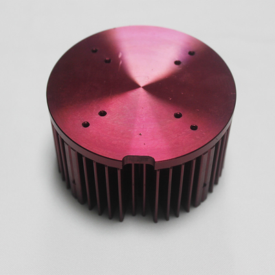 Anodizing Red Al1070 Cold Forged Heat Sink For Led Light ISO9001