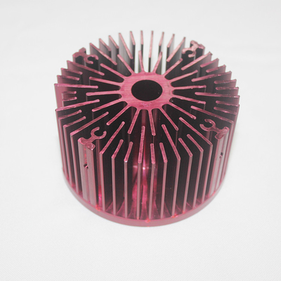 Anodizing Red Al1070 Cold Forged Heat Sink For Led Light ISO9001