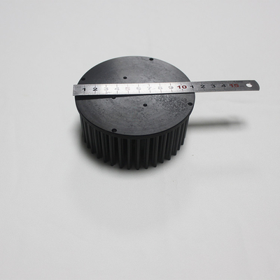 ODM Black Anodized Aluminum Heat Sink , Al1050 Round Extruded Aluminum Heatsink