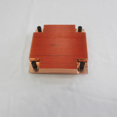 Versatile Copper Skived Fin Heat Sink For CNC Equipment Anti Oxidation