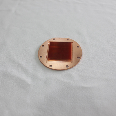 Copper Round Skived Thin Fin Heat Sink CNC Shovel For Electronic Equipment