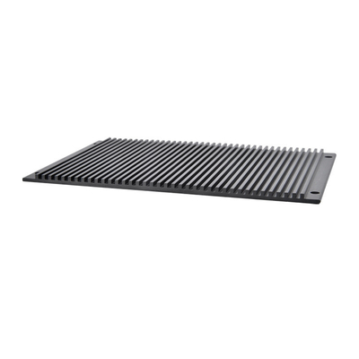 Black Anodizing Aluminum Profile Heat Sink High Efficiency For LED Lighting